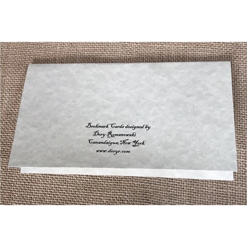 Dory Romanowski Art Under A Full Moon Canandaigua Lady Bookmark Note Card